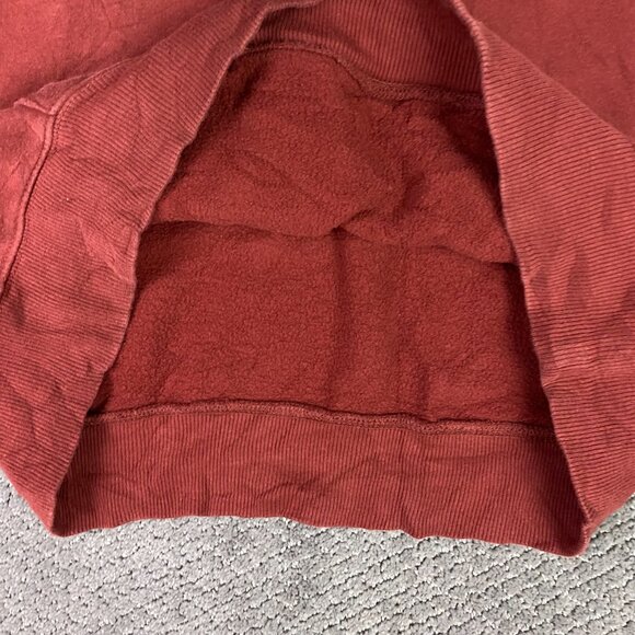 The North Face Hoodie Men's Medium Brick Red Bear Pullover Drawstrings Outdoors - Picture 4 of 10